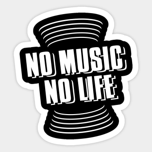 no music no life Sticker